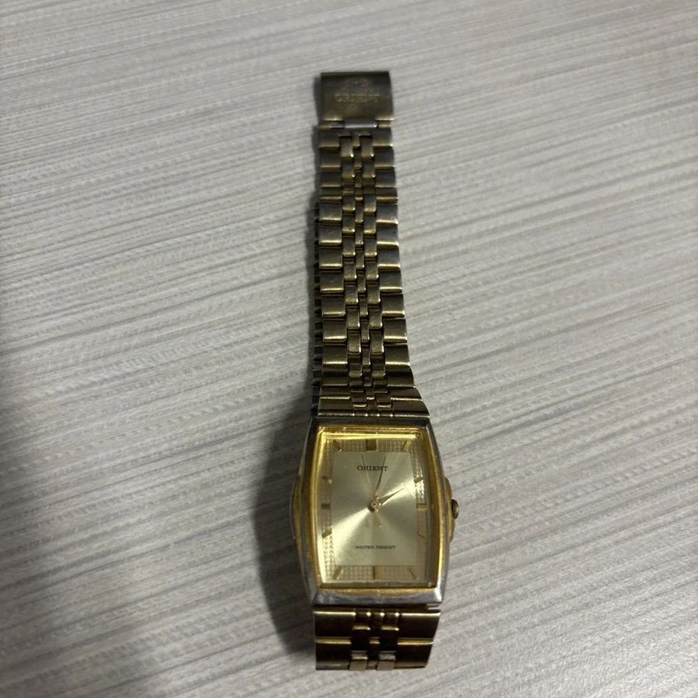 Vintage ORIENT Watch 21mm Good Condition‎ [QWCT-AO-A-CS] Unisex
